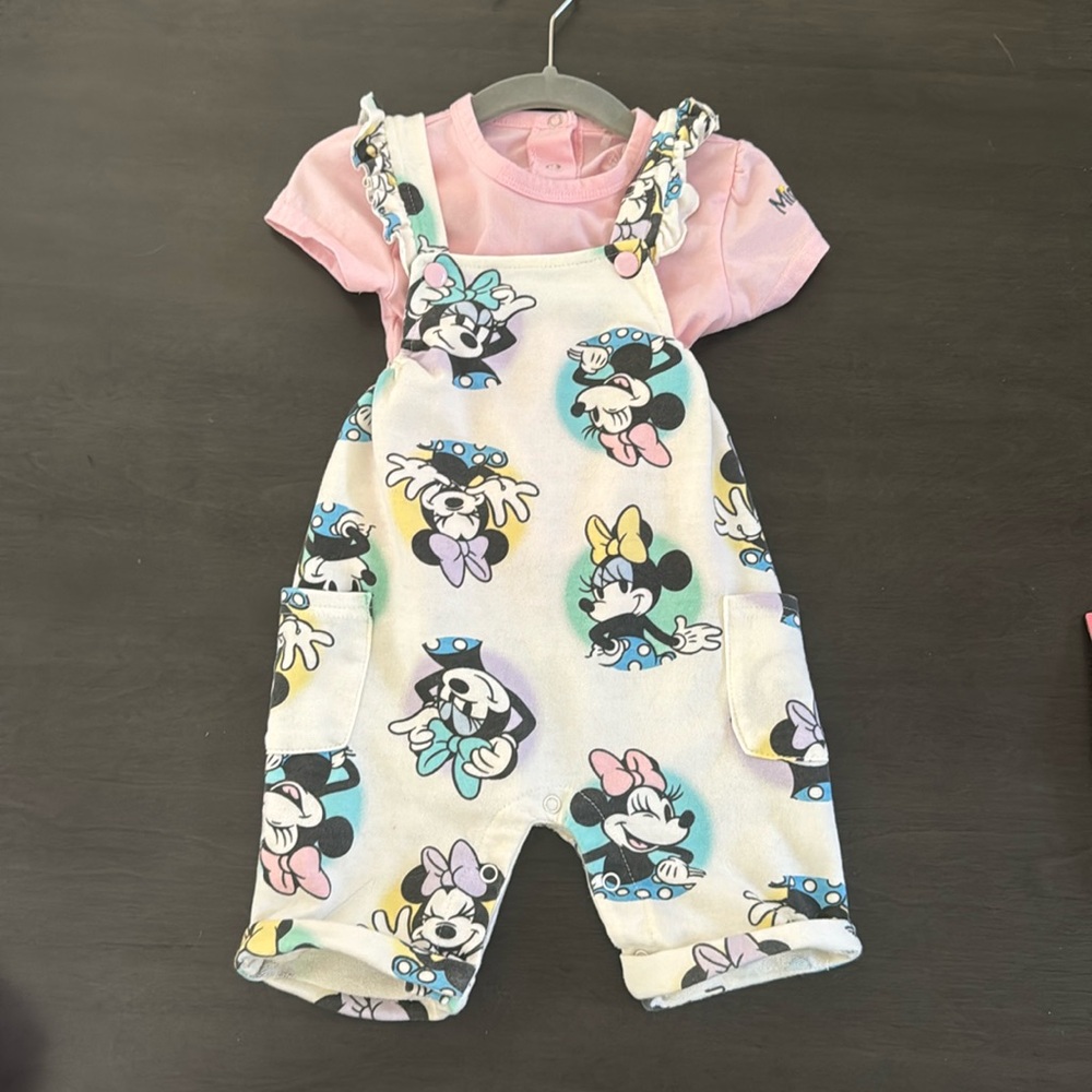 Retro Minnie romper with t-shirt